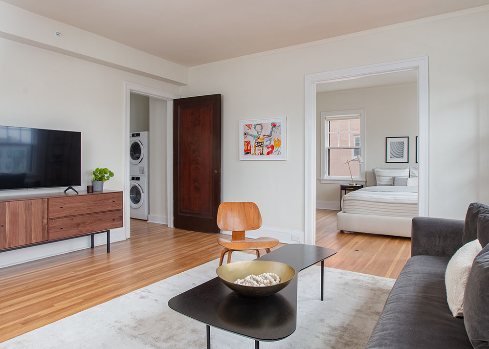 Interior photo of a typical unit