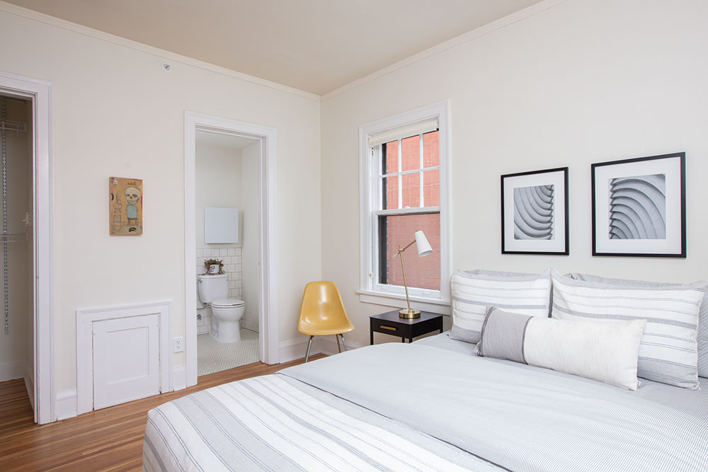 Interior photo of a typical unit
